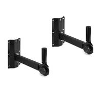 Vonyx Supports muraux pour enceintes WMS-05 – Paire – Réglables, pivotants, 25 kg max