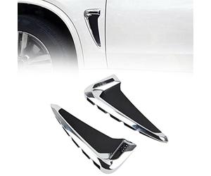 WMTCNC Voiture Accessoires Couverture D'habillage D'évent D'aile d'air D'aile Latérale De Voiture pour BMW F15 X5 35I 2014 2015 2016 2017 2018