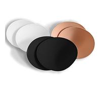 WMugthome Lot de 3 paires de coussinets cousus pour soutien-gorge de sport et de yoga pour cacher les ou les inserts de soutien-gorge push-up, Tricolor-ovale, B Bonnet