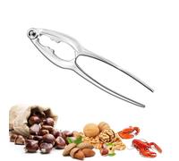 WMUVAZA Casse Noisette, Casse Noix et crustacés, Casse Noix, Casse Noix Casse-Noix en Acier Inoxydable pour Les Noix, Noisettes, amandes, Fruit de mer,ou Autres Noix