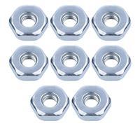 WMUVAZA Écrou de Tronçonneuse, 8 pièces Écrou de Tronçonneuse, Universel Ecrou, Universel M8 Ecrou pour Carter de Chaine, pour STIHL M8 MS170 MS171 MS180 MS181 MS250 MS251 MS211 MS390