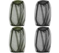 WMUVAZA Tête de Moustique Net, 4 pièces Casquette Anti Moustique Insectes en Filet de tête Protège Le Visage la tête Le Cou Contre Les Insectes Les Mouches Les Abeilles Extérieur Camping Randonnée