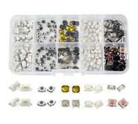 WMYCONGCONG 300 pièces Kit d'assortiment de micro-interrupteurs tactiles momentanés