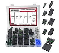 WMYCONGCONG 320 pièce Kit de connecteur de câble électrique étanche Kit de bornes automobiles 1/2/3/4/6 broches pour voitures et motos