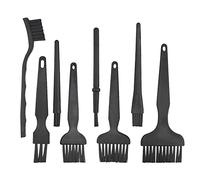 WMYCONGCONG 8 brosses antistatiques en Nylon à Manche en Plastique Kit de brosses de Nettoyage pour Clavier, brosses de Nettoyage Portables en Nylon, Noir