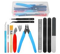 WMYCONGCONG Gundam Lot de 12 outils de modélisation pour bâtiments, voitures, avions, modélisme, réparation et fixation