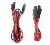 WMYCONGCONG Harnais de câbles SAE à SAE à déconnexion Rapide 2 pièces Connecteur de câble d'extension d'alimentation SAE 3 Pieds et 6 Pieds, 18 AWG