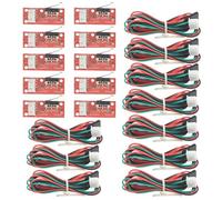 WMYCONGCONG Lot de 10 Interrupteur de fin de course mécanique avec câble 22 AWG pour interrupteur de fin de course d'impression 3D RAMPS 1.4