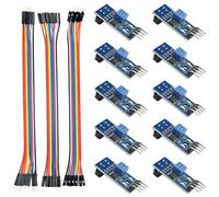 WMYCONGCONG Lot de 10 TCRT5000 Module de capteur Infrarouge à réflexion Interrupteur photoélectrique IR Barrier Line Track avec Fils de Connexion pour Arduino Smart Car Robot