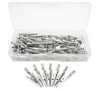 WMYCONGCONG Lot de 100 pinces crocodiles en métal Pinces de test électrique 52mm (100 pièces sans capuchon)