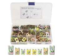 WMYCONGCONG Lot de 110 Assortiment d'écrous et de pinces en U pour l'automobile Clips d'attaches de voiture Remplacement d'attaches rapides pour tableau de bord intérieur