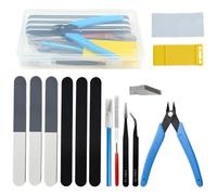 WMYCONGCONG Lot de 14 Outils pour maquettes Gundam Set d'outils de base du modéliste pour la réparation et la réparation de maquettes de voitures