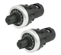 WMYCONGCONG Lot de 2 potentiomètres rotatifs à vitesse variable LA42DWQ-22 22 mm 5 K Ohm