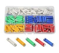 WMYCONGCONG Lot de 200 Auto Sicherungen Torpedo Typ Europäisch für klassische Autos Alter Stil 5A 8A 10A 16A 25A