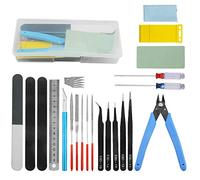WMYCONGCONG Lot de 22 Kit d'outils pour maquettes Gundam Kit d'outils de Construction pour modélisme Automobile Réparer
