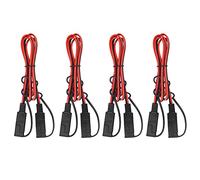 WMYCONGCONG Lot de 4 Câble d'extension SAE à SAE Faisceau de câbles à déconnexion Rapide Connecteur SAE 3,28 Pieds, Calibre 18 (0,9 m)