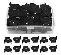 WMYCONGCONG Lot de 50 Supports de Piles Bouton Verticales en Plastique pour CR2032