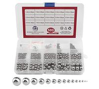 WMYCONGCONG Lot de 580 roulements à billes assortis en acier inoxydable 304 15 tailles 1-10 mm
