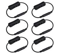WMYCONGCONG Lot de 6 Câble d'interrupteur marche/arrêt pour bande lumineuse LED, connecteur jack CC 5,5 x 2,1 mm mâle vers femelle, interrupteur jack CC, connecteur pour bande LED
