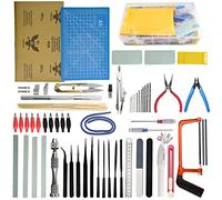 WMYCONGCONG Lot de 62 Kit d'outils pour maquettes Gundam Outils de Base du modélisateur Kit d'outils de Construction pour Hobby Bâtiment Voiture Avion Modèle Assembler Construire Réparer et Réparer