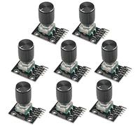 WMYCONGCONG Lot de 8 KY-040 Module encodeur rotatif 360 degrés avec capuchon pour micro contrôleur Arduino