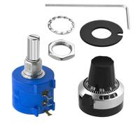 WMYCONGCONG Potentiomètre Rotatif 3590S 10 kOhm, potentiomètre bobiné de précision 10 Tours, potentiomètre bobiné multitours de précision, 3590S-2-103L