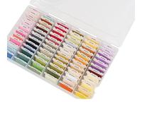 WMYDNXXT Fils à Broder 40/80/120 Couleurs Fil à Broder en Coton Fil à Broder Multicolore for Coudre Ensemble de Fil à Broder avec boîte d'organisation Fil à Broder(72 Colors 8 Meters)