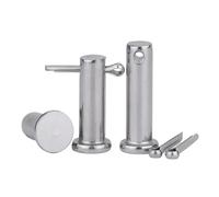 WMYDNXXT Goupille Fendue à tête cylindrique, goupille de positionnement, goupille cylindrique à tête Plate, goupille cylindrique ...(35mm,M8(1Set))