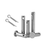 WMYDNXXT Goupille Fendue à tête cylindrique M14, M16, M20, en Acier Inoxydable 304 avec Trou, goupille de positionnement GB882(M20x90mm (1set))