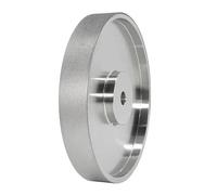 WMYDNXXT Meule diamantée, 15 cm de diamètre x 2,5 cm de Largeur, avec mandrin de 1,27 cm, for affûtage HSS, Grains 80, 180, 240, 320(320#)