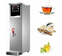 WMYYZYQ Chaudière à eau chaude commerciale 2,5 kW à remplissage automatique en acier inoxydable, chauffe-eau pour fabrication de café, panneau de commande numérique, robinet anti-goutte, contrôle