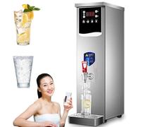 WMYYZYQ Chaudière à eau chaude commerciale avec contrôle automatique de la température et remplissage automatique, acier inoxydable, ébullition rapide pour la fabrication de thé et de café, 20 l