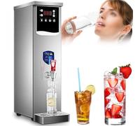 WMYYZYQ Chaudière à eau chaude commerciale, ébullition instantanée, remplissage automatique, robinet anti-goutte, idéal pour les cantines et les bureaux, 30 l