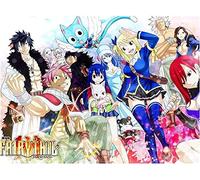 wmyzfs-Puzzle 1000 Pièces Anime Fairy Tail Affiche Jouets en Bois pour Enfants Jeu de Décompression Yt015Aw (38 * 26cm)