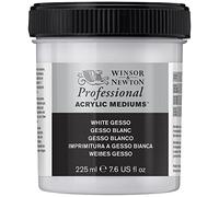 WN PROFESSIONAL ACRYLIC MEDIUM 225ML GESSO BLANC