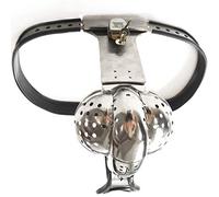 WNBXZ Ceinture Chasteté Homme Cage Chasteté Bondage De Chasteté Acier Inoxydable 304 avec Gel De Silice pour Protéger La Peau SM Fetish Bed Menottes Esclave Sex Toys 60 / 150Cm,110cm/120cm