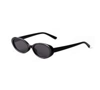 WNCKSQ Lunettes de soleil ovales sexy pour femmes, petites, tendance, style léopard, marron, rétro, colorées (C9)