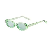 WNCKSQ Lunettes de soleil ovales sexy pour femmes, petites, tendance, style léopard, marron, rétro, colorées (C7)