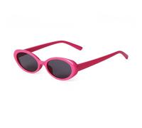 WNCKSQ Lunettes de soleil ovales sexy pour femmes, petites, tendance, style léopard, marron, rétro, colorées (C8)
