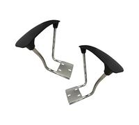 WNDUOKXH Accoudoirs de Chaise pivotants et relevables en Maille, Paire d'accoudoirs de Rechange, Support Chaise Bureau, Coussins, Installation Facile, pièces durables, Support, accoudoir