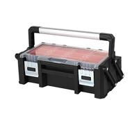 WNDUOKXH Boîte à Outils Rigide multifonctionnelle avec poignée, Portable, avec intérieur spacieux et organisé pour Un Transport Facile. Boîte à Outils pour visserie et électricien.