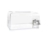 WNDUOKXH Boîte à pourboires Transparente et verrouillable, résistante et Durable, pour Le Stockage sécurisé des Dons. Boîte à Dons en Acrylique Transparent avec Serrure.