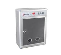 WNDUOKXH Boîte pour aux Lettres verrouillable à Suspendre au Mur, boîte de dépôt à clés pour suggestions, Dons, pour aux Lettres Murale, étui suggestions fabriqué avec Un Cadre en Alliage