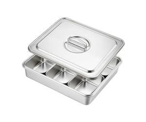 WNDUOKXH Ensemble de service pour buffet, chauffe-plats et réchauds. L'expérience culinaire est sublimée par cet ensemble de service. Le réchaud est résistant à la déformation. réchauds en