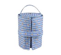 WNDUOKXH Fermeture éclair pour Un accès Facile. Assez,Bleu,14 x 18 cm | tricot et vos pelotes de laine de façon organisée. Pochette de rangement pour fournitures de tricot et de crochet conçue