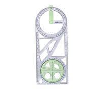 WNDUOKXH Gabarit de dessin géométrique pour règles, ressources pédagogiques pour les projets de mathématiques, le traçage et la mise en page. Matériel pédagogique pour l'enseignement des, Style D