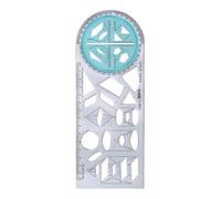 WNDUOKXH Gabarit de dessin géométrique pour règles, ressources pédagogiques pour les projets de mathématiques, le traçage et la mise en page. Matériel pédagogique pour l'enseignement des, StyleC
