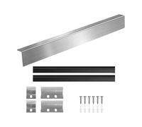 WNDUOKXH Kit de Remplissage arrière à 2 Bandes de Caoutchouc, Aspect Simple, en Acier Inoxydable résistant à l'usure, pour poêles, Mèche, 77 x 6 x 3 cm