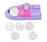 WNDUOKXH La machine d'impression Nail Art fournit 54 modèles différents pour des possibilités infinies de décoration d'ongles à la maison, imprimante multifonctionnelle de décoration vernis