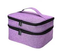 WNDUOKXH L'organisateur portatif de Mallette de Rangement de Vernis à Ongles à Double Couche Peut contenir 30 Bouteilles d'outils d'huile Essentielle Simple élégant étui de
